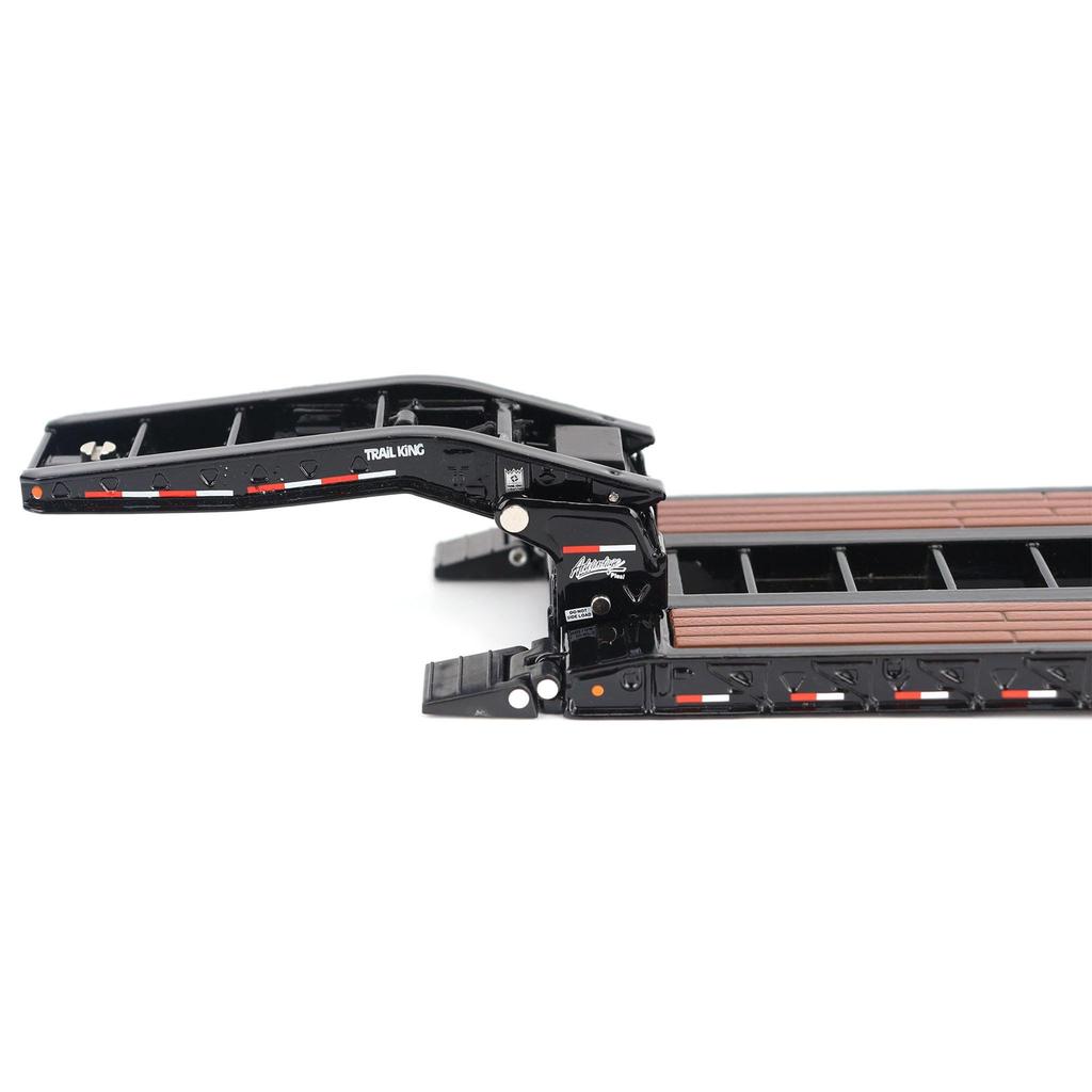 Diecast Master 1/50 Scale Trail King TK120 Detachable Black Standard Specification Complete Diecast Model Car 71136