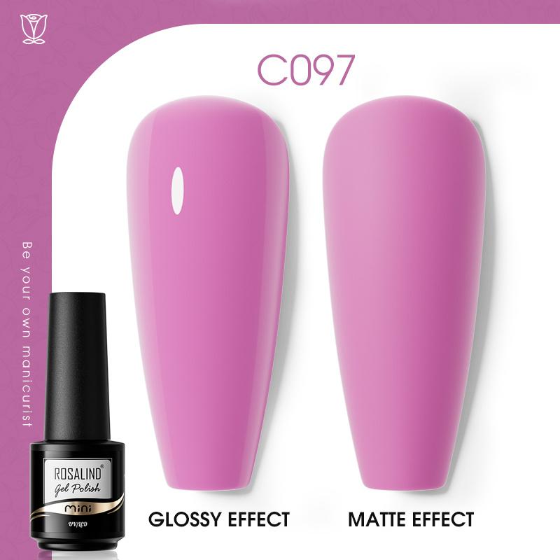 ROSALIND Nail Gels 109 Color Nail Polish Gel Varnish Semi Permanent Gel Nail Polish Soak Off UV Gel Polish Manicure Art Gel For Nail Art Design
