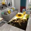 3D Подсолнух Узор Домашние Ковры для Гостиной Спальни Ванной Кухни Коврик Детская Игровая Большой Ковер Ребенок Ползать Напольный Коврик