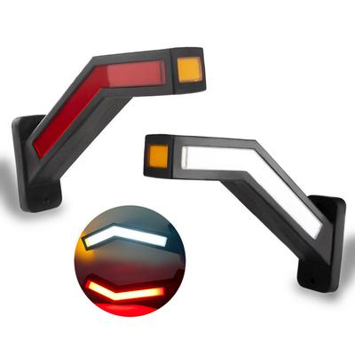 2 шт. Прицеп светодиодный боковой габаритный светильник контур габаритный фонарь грузовик фургон светодиодные фонари прицеп боковой маркер