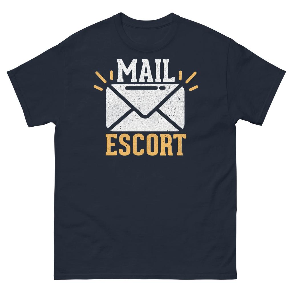 Mail Escort Postal Service Mailman mail Delivery Novelty Men's Classic Tee