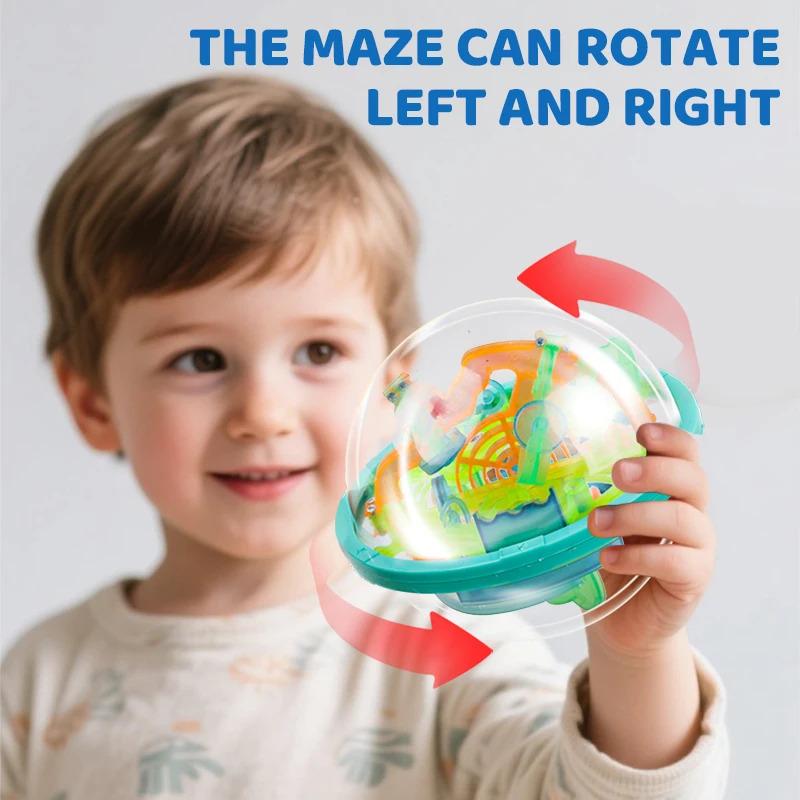 Нетоксичный Лабиринт Шар Мини Магический 3D Пазл Интеллект И Идея Игра Лабиринт Perplexus Лабиринт Подарки Iq Дисплей Для Детей И