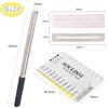 MIMIA Guitar Maintenance Guitar Fret String Fret String Height String Action Instrument Tools Set File, Brush, Polisher, Plate, Ruler, Ruler,