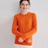 Women's Cashmere Pullover: 2024 Spring/Autumn, Round Neck, Gentle Loose Fit, Thin Slimming Wool Sweater