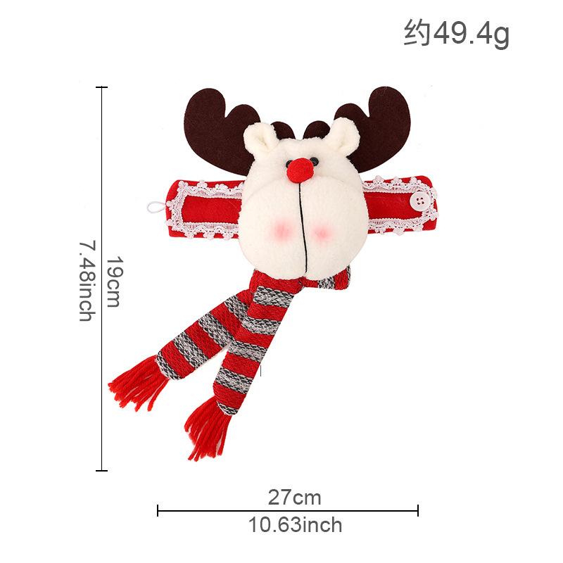 Christmas Curtain Hooks Cartoon Figurine Decorations Hotel Restaurant Decor Doll Clips Creative Window Display Ornaments