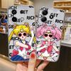 Мягкий чехол для телефона Sailor Moon для Xiaomi Redmi Note 14 Pro Plus 11S 13C 14C A4 12S 11 10S 12 9 10 Note 13