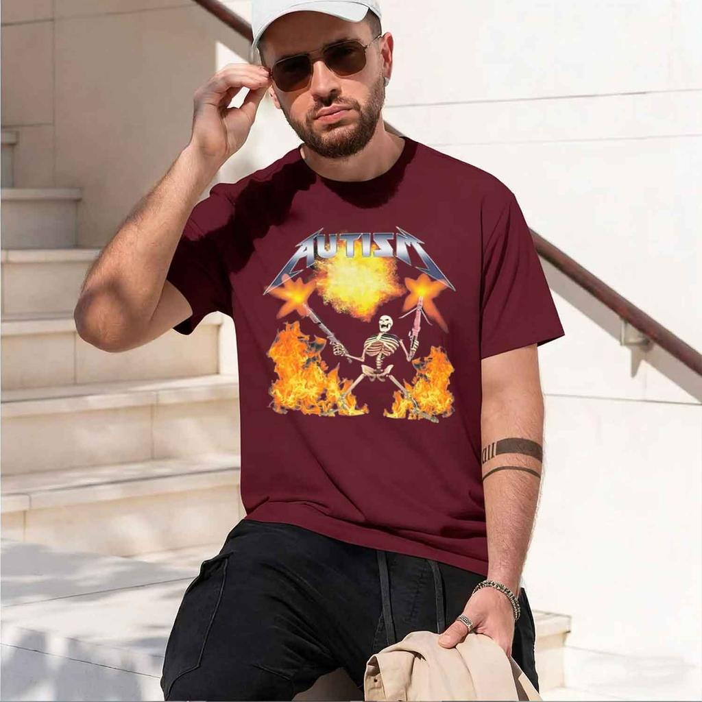 Autism Tshirt Casual Short Sve Tee Shirt Humor Printed Retro Short Sve T Shirt Unisex Streetwear S 2026 New Model Shortsleeve