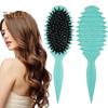 Щетка для формирования локонов с антистатической мягкой щетиной, массажная воздушная подушечка для кожи головы, расческа для укладки и распутывания вьющихся волос, женский парикмахерский инструмент