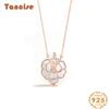 Tancise S925 Sterling Silver Luxury Personality Pendant Necklace Women's Classic Tide Necklace