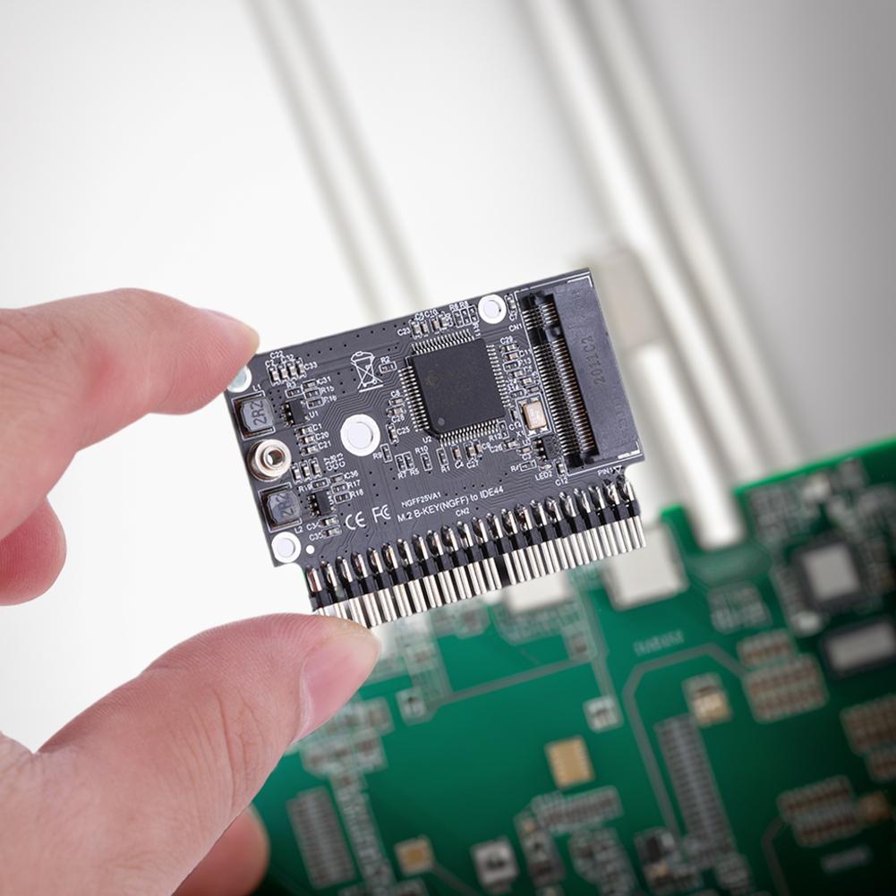 Адаптер-конвертер M.2 NGFF SATA SSD в 2,5-дюймовый 3,5-дюймовый IDE 44-контактный Карта-конвертер 150 МБ/с M.2 NGFF SATA SSD в 2,5 IDE SATA SSD Конвертер