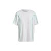 Round Neck Breathable Training Short Sleeve T-Shirt Women Tops White HB6081