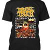 2025 Новая футболка Napalm Death Grinding Heavy Metal Хлопок Круглый вырез Уличный Хип-хоп Стиль Топ Ретро Удобная Уличная футболка