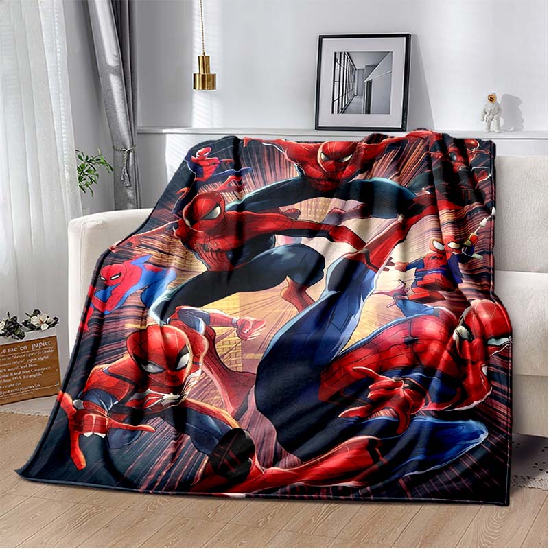 2026 New Spider-Man DIY Printed Blanket, Living Room/Bedroom Shawl, Suitable for Home, Office and Leisure Use, and Can Also Be