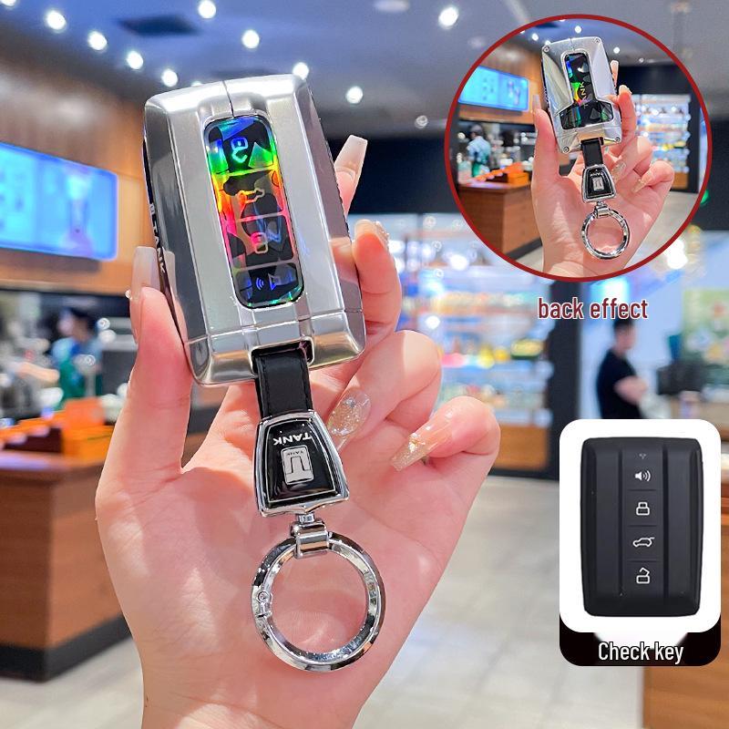 Чехол для ключа 2023 Tank 300: Металлический чехол с полной защитой и пряжкой для 400hi4t Cyber Tank 500