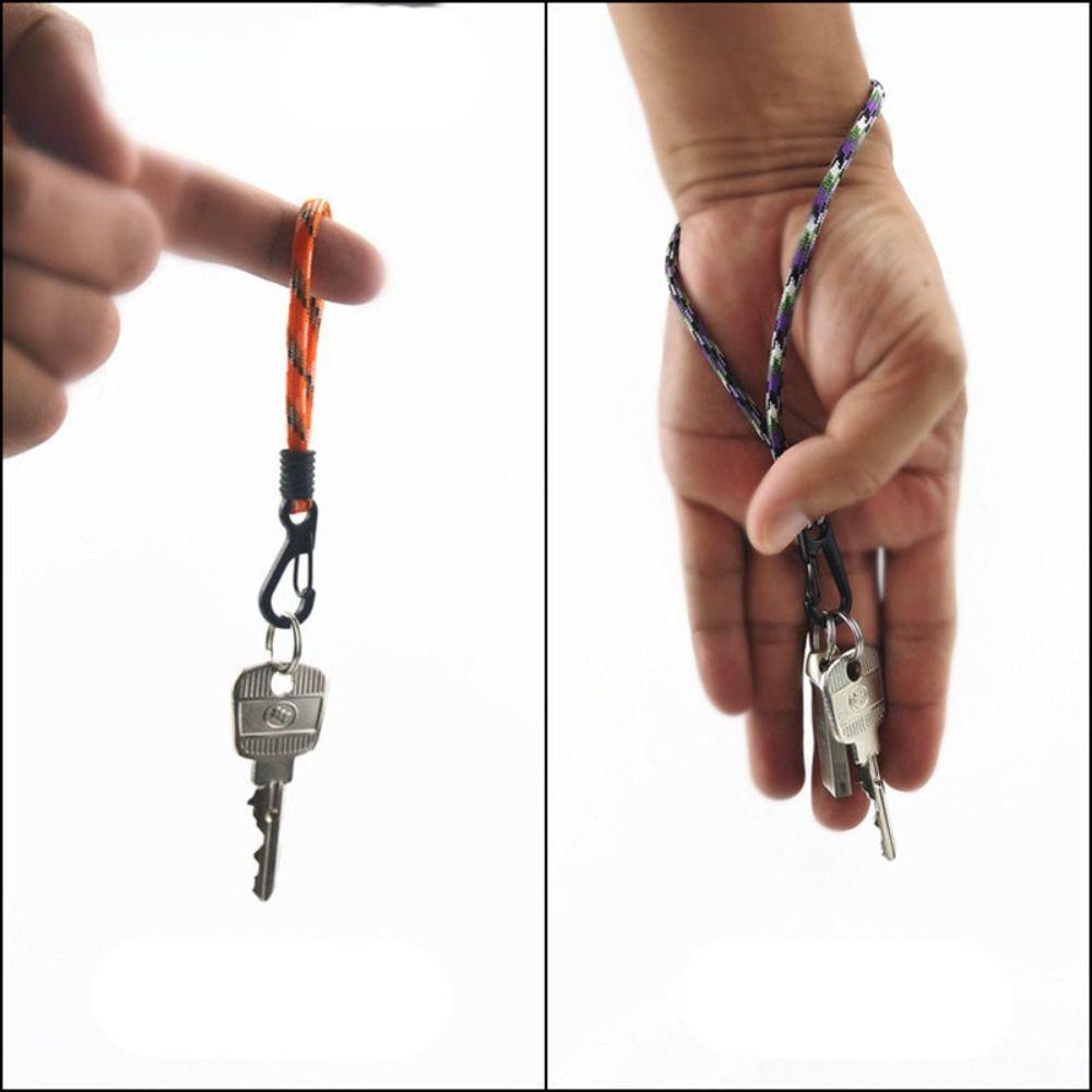 Anti-loss Mobile Phone Lanyard High Strength Parachute Cord New Backpack Key Ring Outdoor Tool
