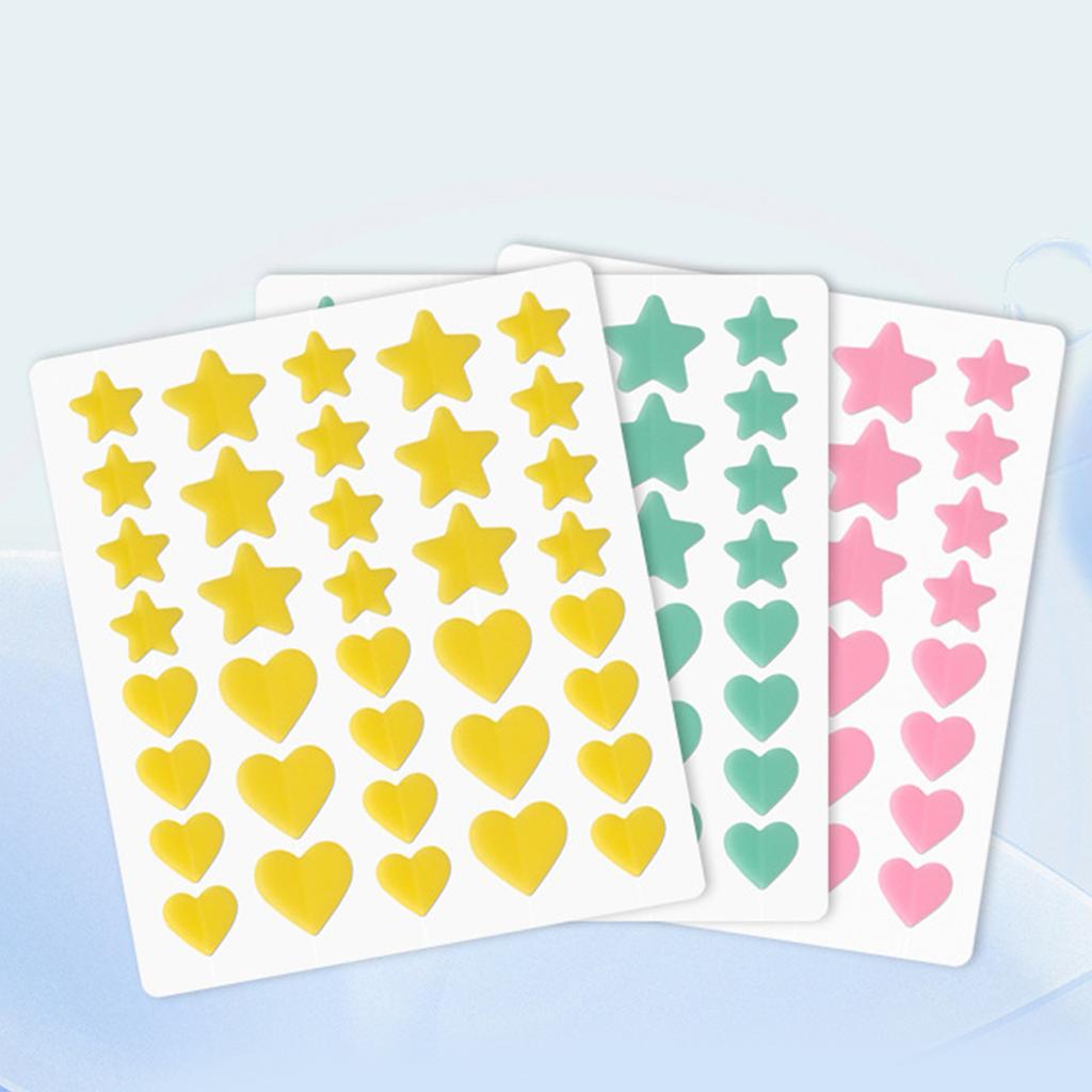 Пластырь от прыщей, пластырь от прыщей, салициловое масло, видимый водонепроницаемый, день и ночь, два в одном, пластырь от прыщей, в форме звезды