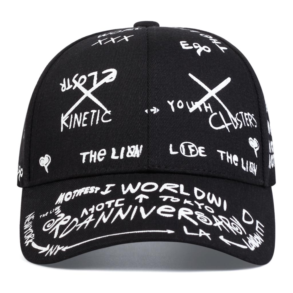 Fashion XX Graffiti Printing Baseball Cap Outdoor Unisex Street Hip Hop Caps Leisure Trucker Hats Fishing Hat