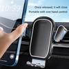 Автомобильный держатель для телефона 360° вращающийся, крепление на вентиляционное отверстие, металлический зажим-крючок для телефона, держатель для мобильного телефона 4,7-7 дюймов