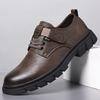 Men's Casual Leather Shoes New Fashion Trend Men's Single Shoes Retro Tooling Shoes Men's Shoes
