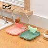 Fishtail Design Pot Lid Rack Stable PP Easy To Clean Pan Lid Holder Kitchen Tools