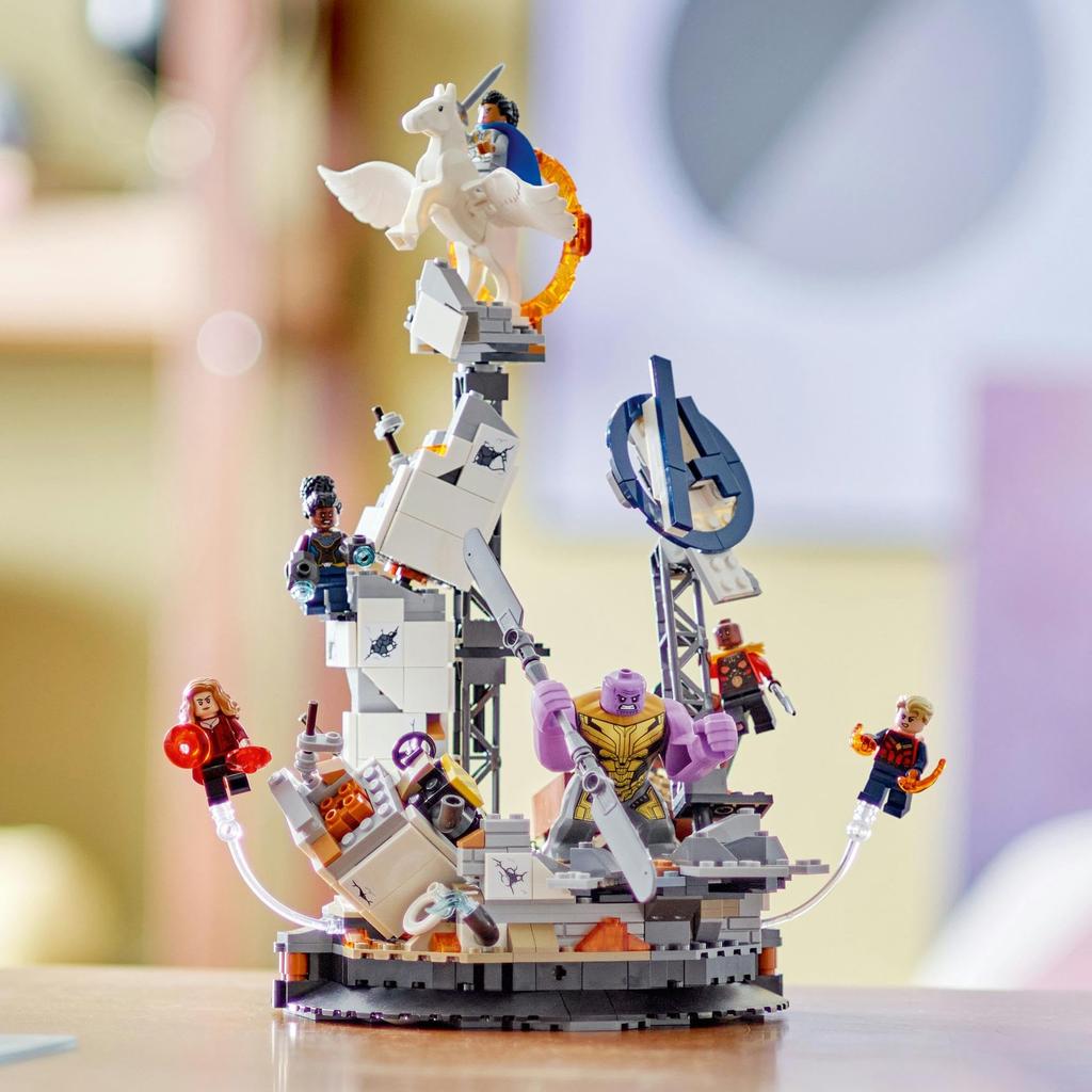 LEGO Супергерои Финальная игра Финальная битва Игрушка Игрушка Подарок на день рождения Блок Рождество Мальчики Девочки Дети 10 лет 11 лет 12 лет Элементарный