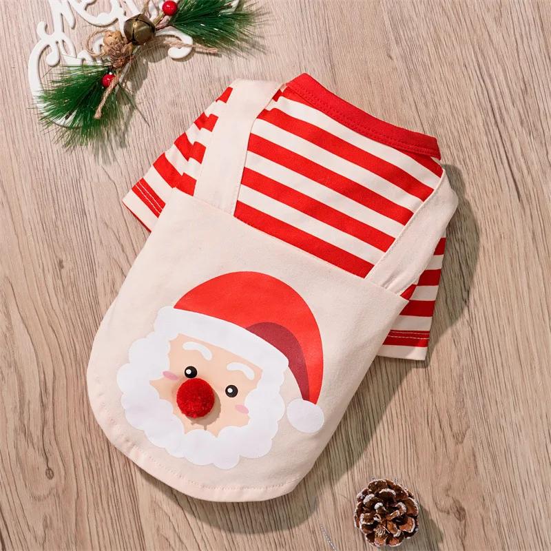 Одежда для собак Санта-Клаус Переодевание Осень и зима Плюшевый мишка Кошка Товары для домашних животных Одежда для собак Хэллоуин для собак