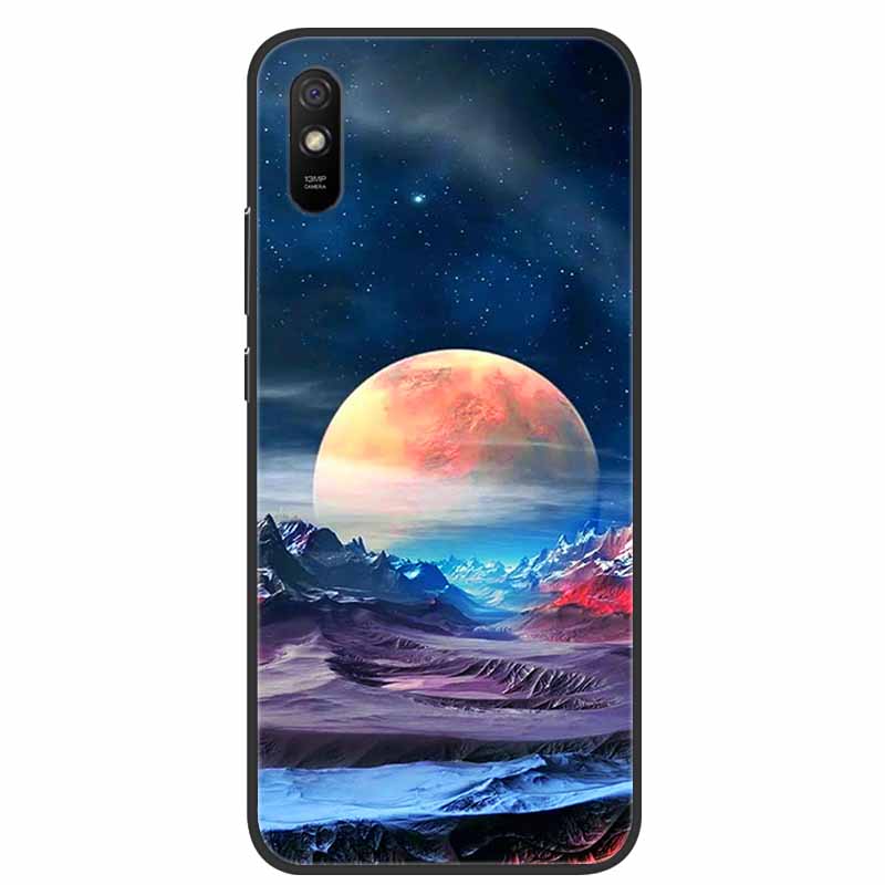 Чехол для Xiaomi Redmi 9A Redmi 9AT Ударопрочный Мягкий силикон ТПУ Задняя крышка Для Redmi 9i 9A Спортивные чехлы для телефона 9AT Милый мультяшный