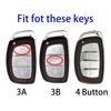 3 4 кнопки новый чехол для смарт-ключа из ТПУ для Hyundai Tucson Santa Fe Rena Sonata Elantra Creta Ix35 Ix45 I10 I30 I40 аксессуары