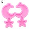 Casting Mould Jewelry Crafts DIY Earrings Mold Epoxy Resin Mold Keychain Pendant Silicone Mold