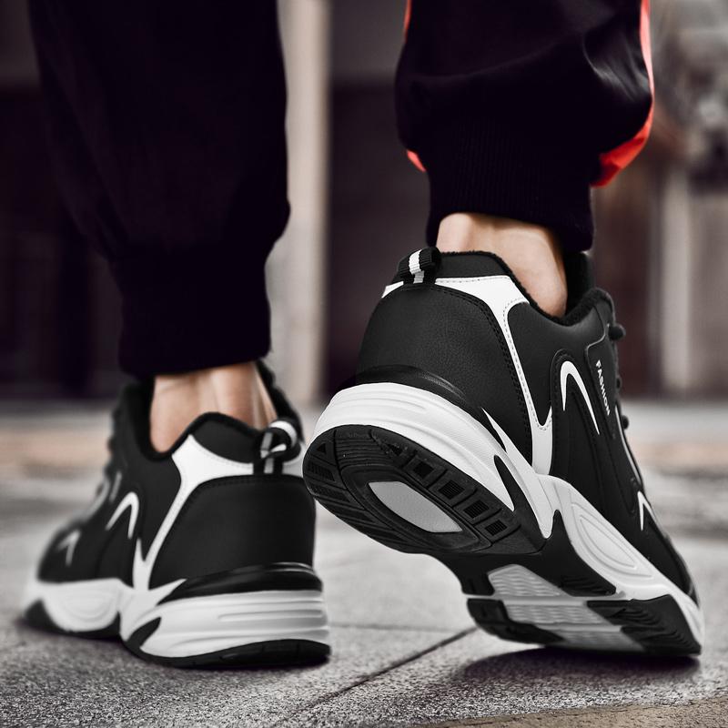 Высококачественная зимняя теплая спортивная повседневная обувь мужская обувь большого размера кроссовки для бега на открытом воздухе плюшевые походные туфли