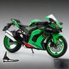 1/9 Kawasaki Ninja ZX-10R High Performance Superbike Alloy Metal Diecast Model Motorcycle Sound & Light High Simulation Collect