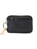 Coin Case Coin Purse Leather Genuine Leather Cowhide Unisex Navy Navy Women's Men's