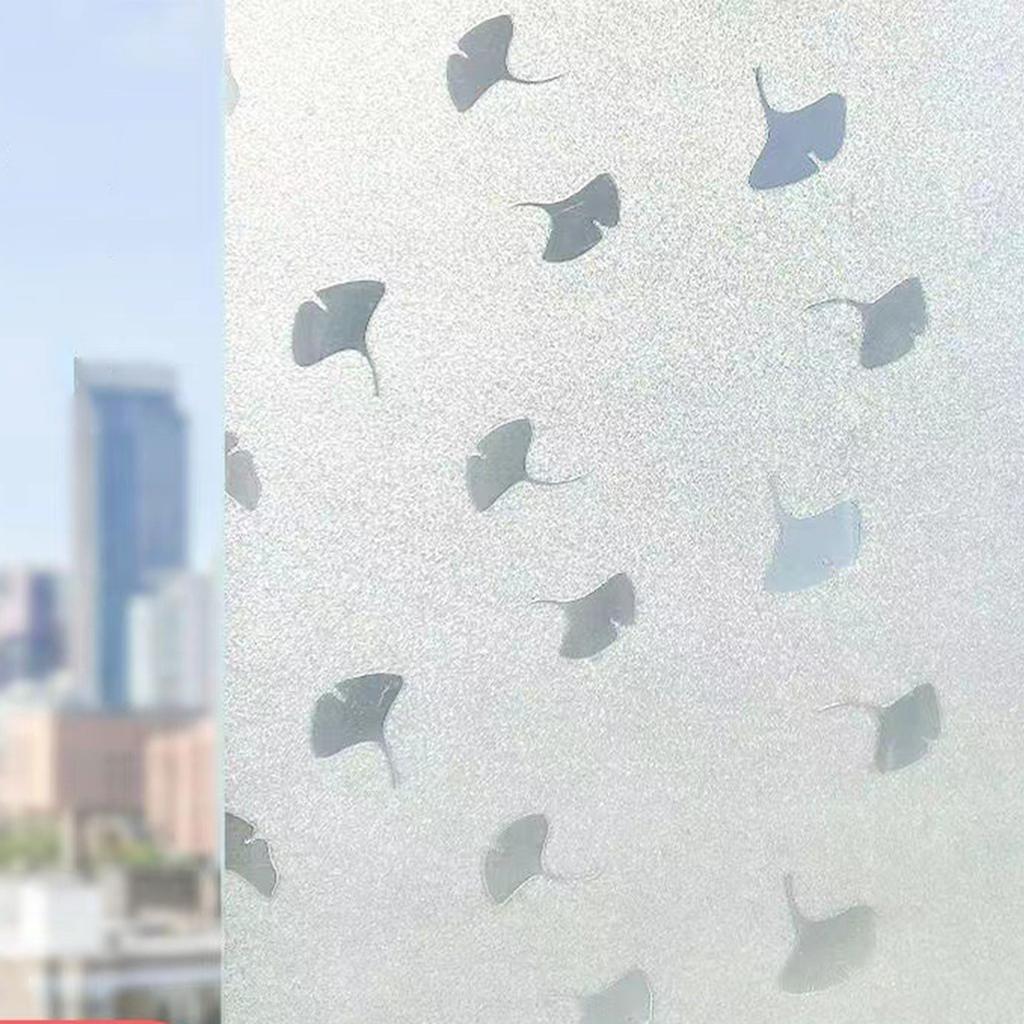 20x100см Статическая Матовая Оконная Пленка Стикер для Конфиденциальности для Ванной Комнаты Непрозрачная Полупрозрачная Контроль Света Клейкое Покрытие для Стекла