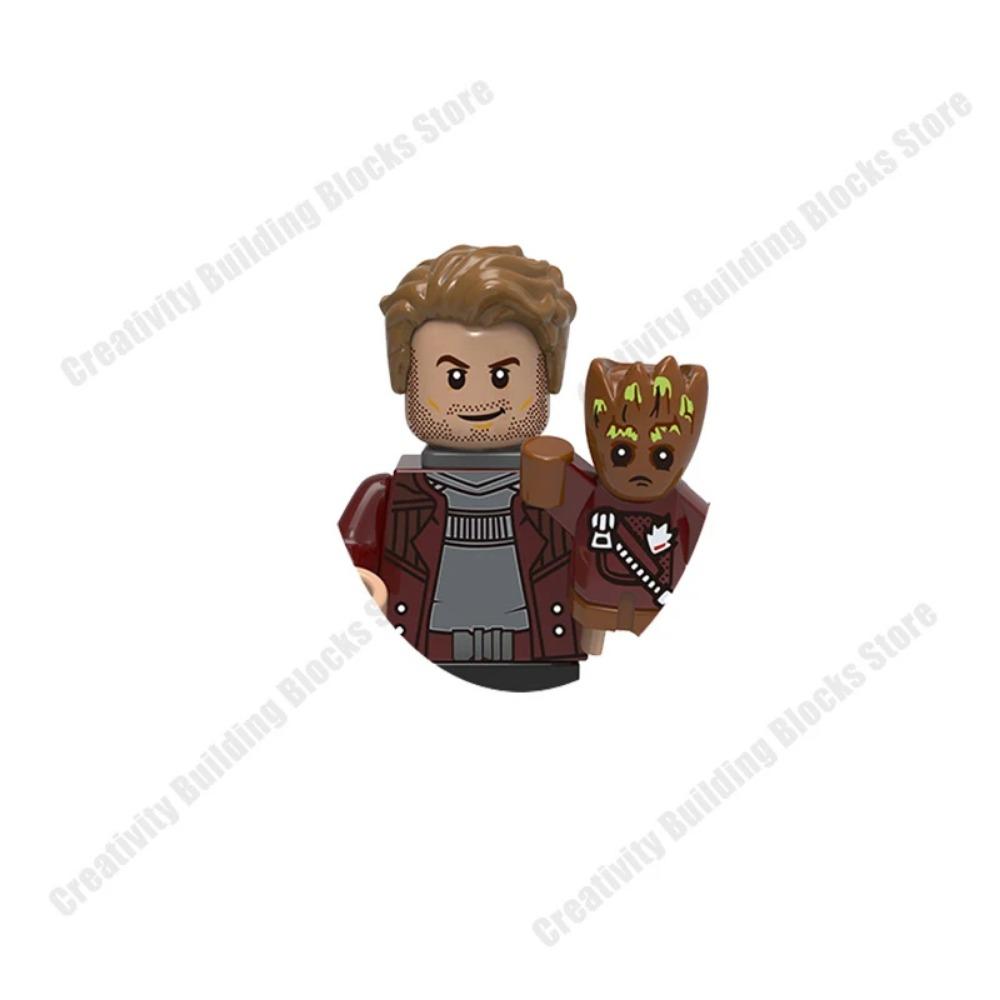 Дисней Горячий 3D мини Набор моделей персонажей супергероев Мстителей Строительные блоки Сборные игрушки Подарки на день рождения детям Мальчикам Девочкам