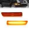2X Front Bumper Side Marker Light Turn Signal Light Turn Warning Light With Super Bright LED For 2002-2010 Mercury Mountaineer
