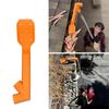 Versatile Gutter Beast Cleaning Hook Tool With Standard 3/4in ACME Threaded Rod For Roof And Ground Drain Maintenance