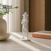 Модная фигурка цыпленка, 3D-печать, статуэтка человека с жареной головой, креативное настольное украшение, компактный аксессуар, минималистичная современная статуэтка для дома, офиса, стола