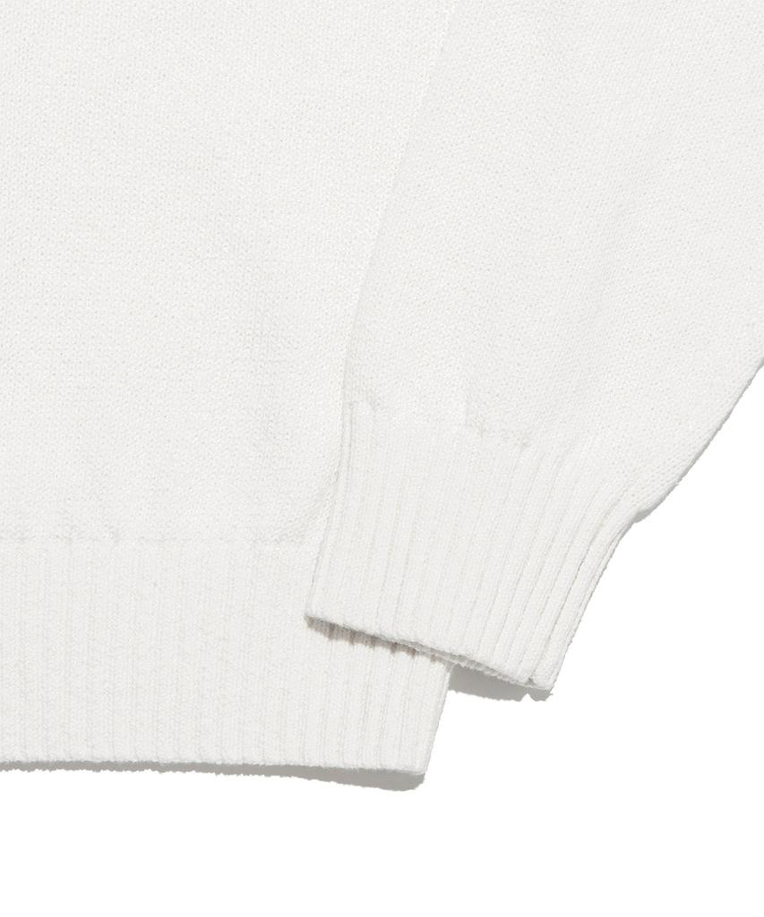 LEE Big Twitch Scallop Logo Knit Ivory