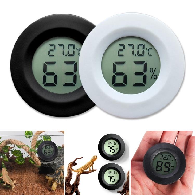 -50~ +70°C Round LCD Thermometers Hygrometer Meter Detector For Precise Temperature And Humidity Readings In Any Room