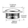 Круглый колпак дымохода Крышка дымохода Непромокаемая коническая верхняя крышка вытяжного отверстия Крышка Защита от дождя