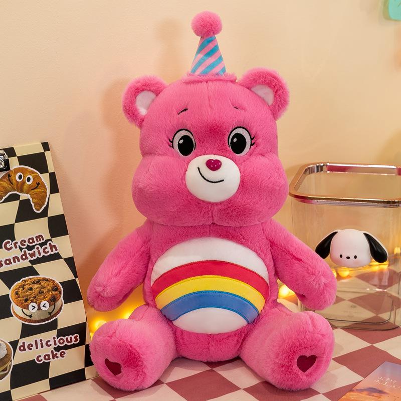 Мультяшный Плюшевый Мишка Любви Детская Подушка для Сна Кукла для Игрового Автомата Кукла Радужный Облачный Мишка