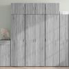 VidaXL Highboard Sonoma Grey 70x42.5x185 Cm Engineered Wood, Sideboard, Storage Cabinet, Side Panel, Cabinet, 3281432