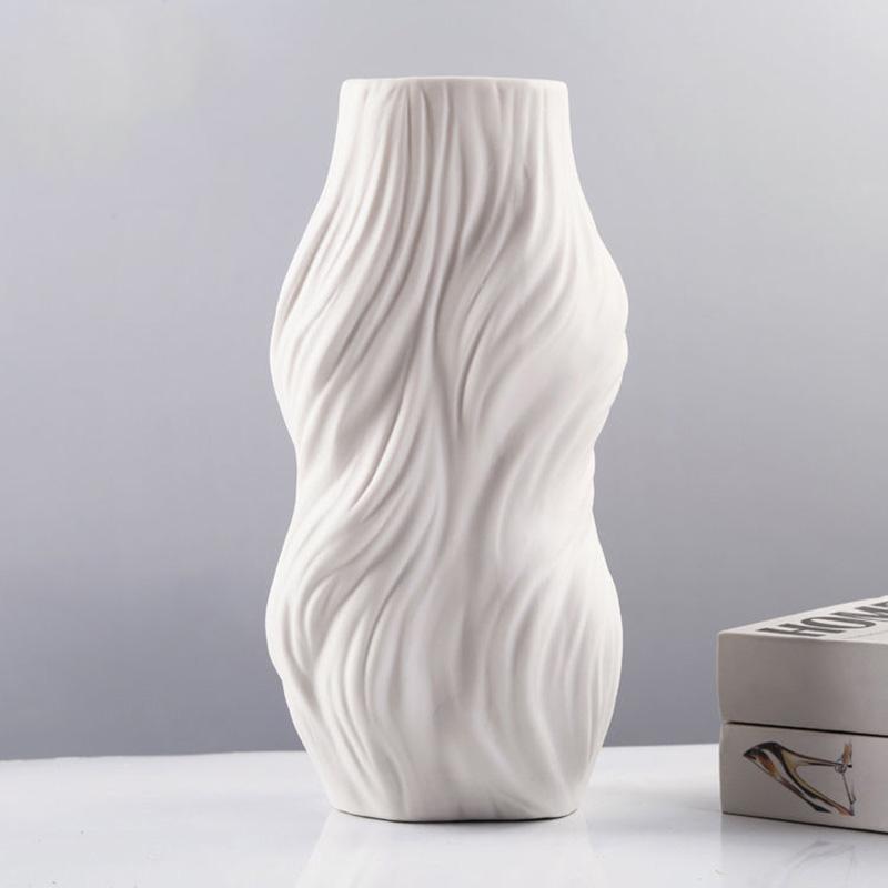 Ваза Керамическая ваза Европейская классическая ваза Домашняя гостиница Цветочная композиция Модный орнамент Ваза