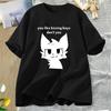 Boykisser Funny Furry Meme Graphic T Shirts Cotton Bisexual LGBTQ Pride Tshirt Csaual Kissing Women Tee Shirt Clothing Tops