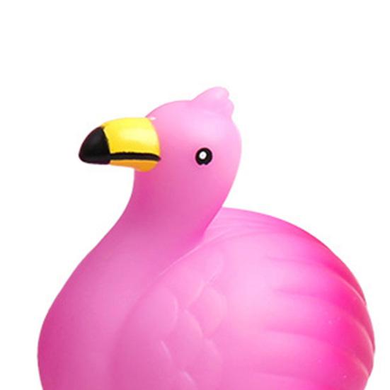 Водный светодиодный фламинго игрушка индукционная люминесцентная игрушка-компаньон водонепроницаемый прекрасный интерактивный для купания ребенка