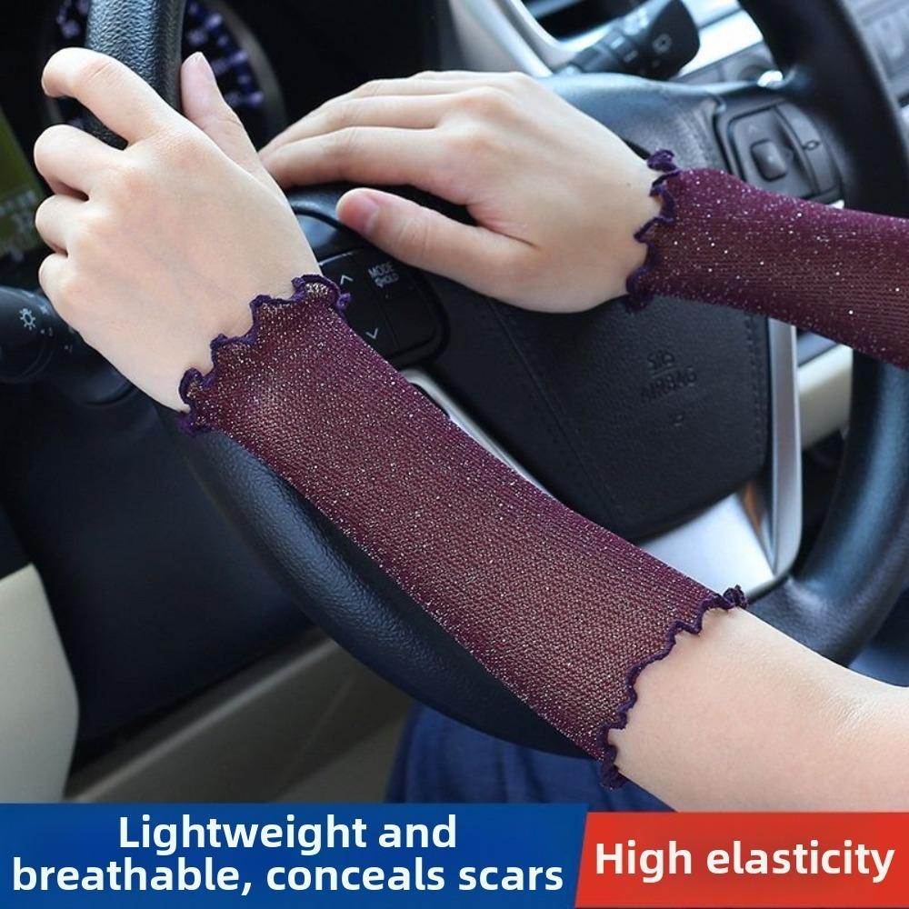 Кружевные нарукавники с оборками Цветочный браслет Новый рукав для руки Женские