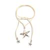 Y2K Accessories Starfish Necklace Pendant Beach Choker Vacation Conch Clavicle Chain  Girls