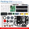 Freenove Tank Robot Kit for Raspberry Pi 5 4B Zero Crawler Object Ball Line Obstacle App Servo Pi Not 3B+ 2W, Chassis, Grasping, Tracking, Tracking,