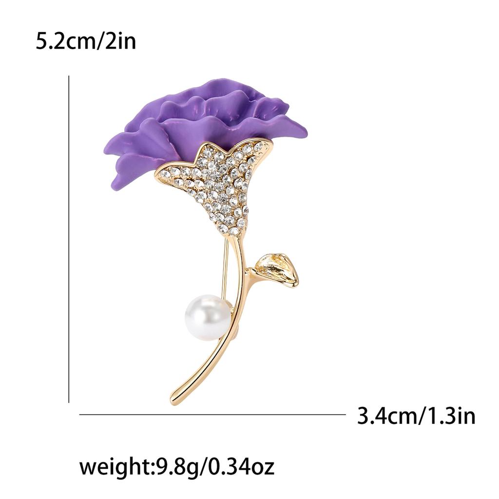 Корейская мода свежая жемчужина гвоздика брошь High Sense Niche Plant Pin женская одежда аксессуары корсаж