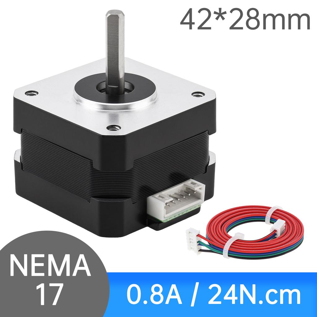 Шаговый двигатель Nema 17 60MM биполярный 2A 85N.cm(118 унций.дюйм) 42 двигателя 2 фазы 4 провода биполярный шаговый двигатель 1.8 градуса для ЧПУ 3D принтера